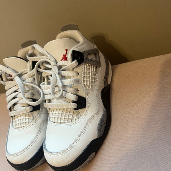 Retro Jordan 4 Cement Remastered Kids Size 11.5C - Picture 3 of 8